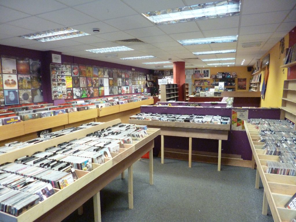 Vinyl Tap inside the shop